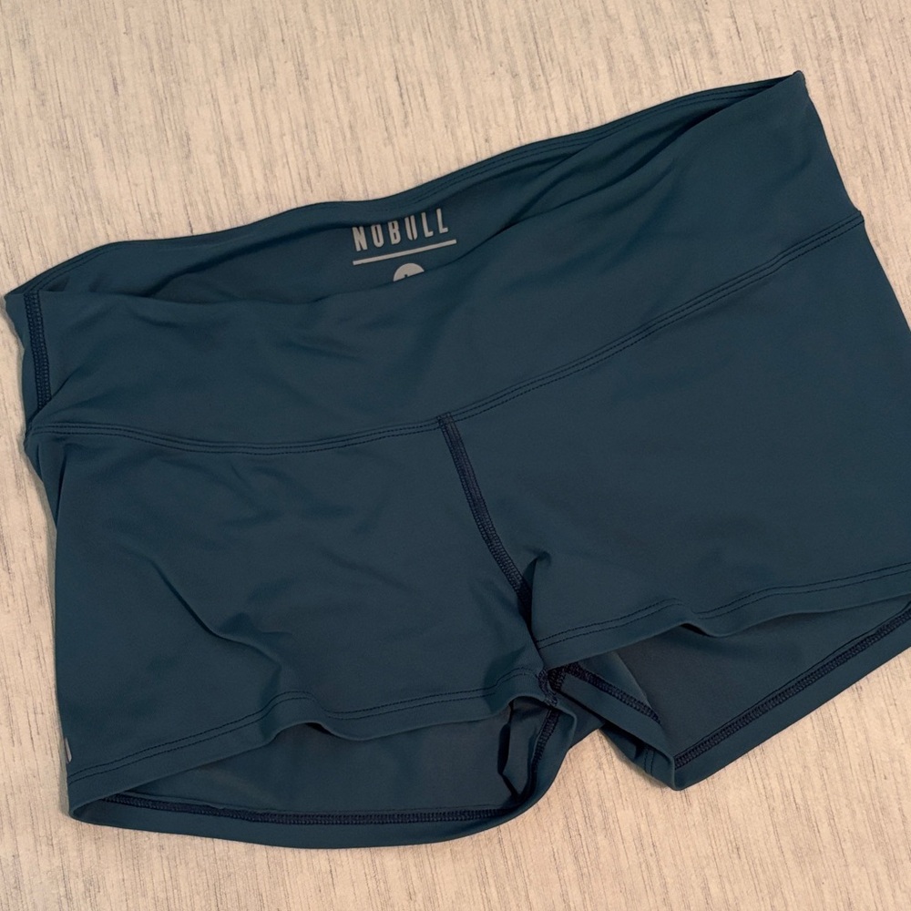 NOBULL Women's Deep Blue Athletic Shorts
